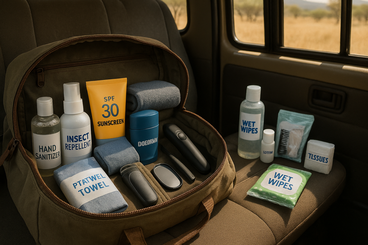 uganda safari packing list-personal care
