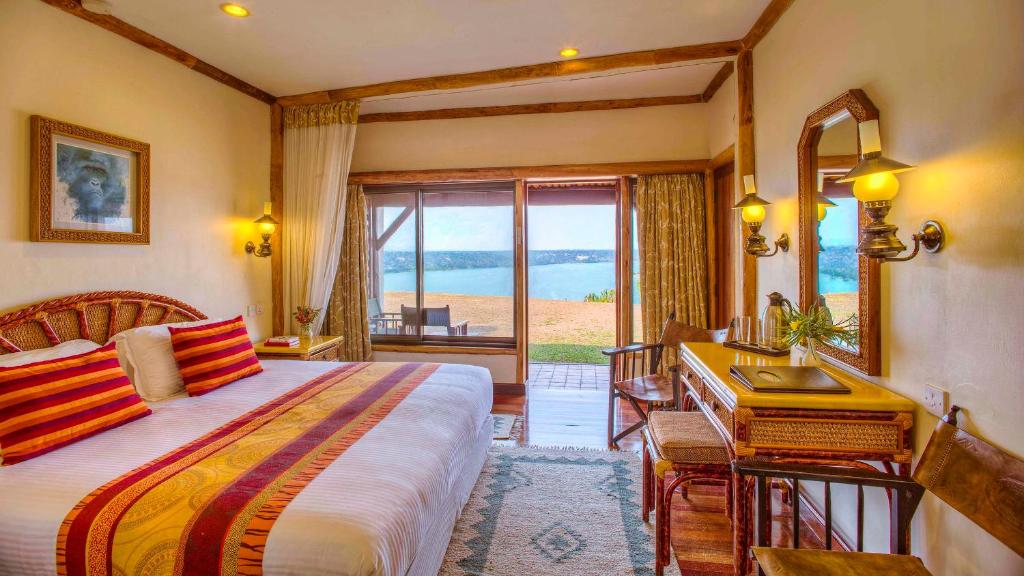 Mweya Safari Lodge-Bed Room View