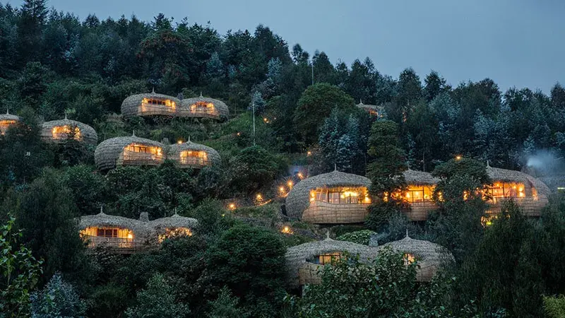 Wilderness Bisate Rwanda Luxury Lodge - Outside view